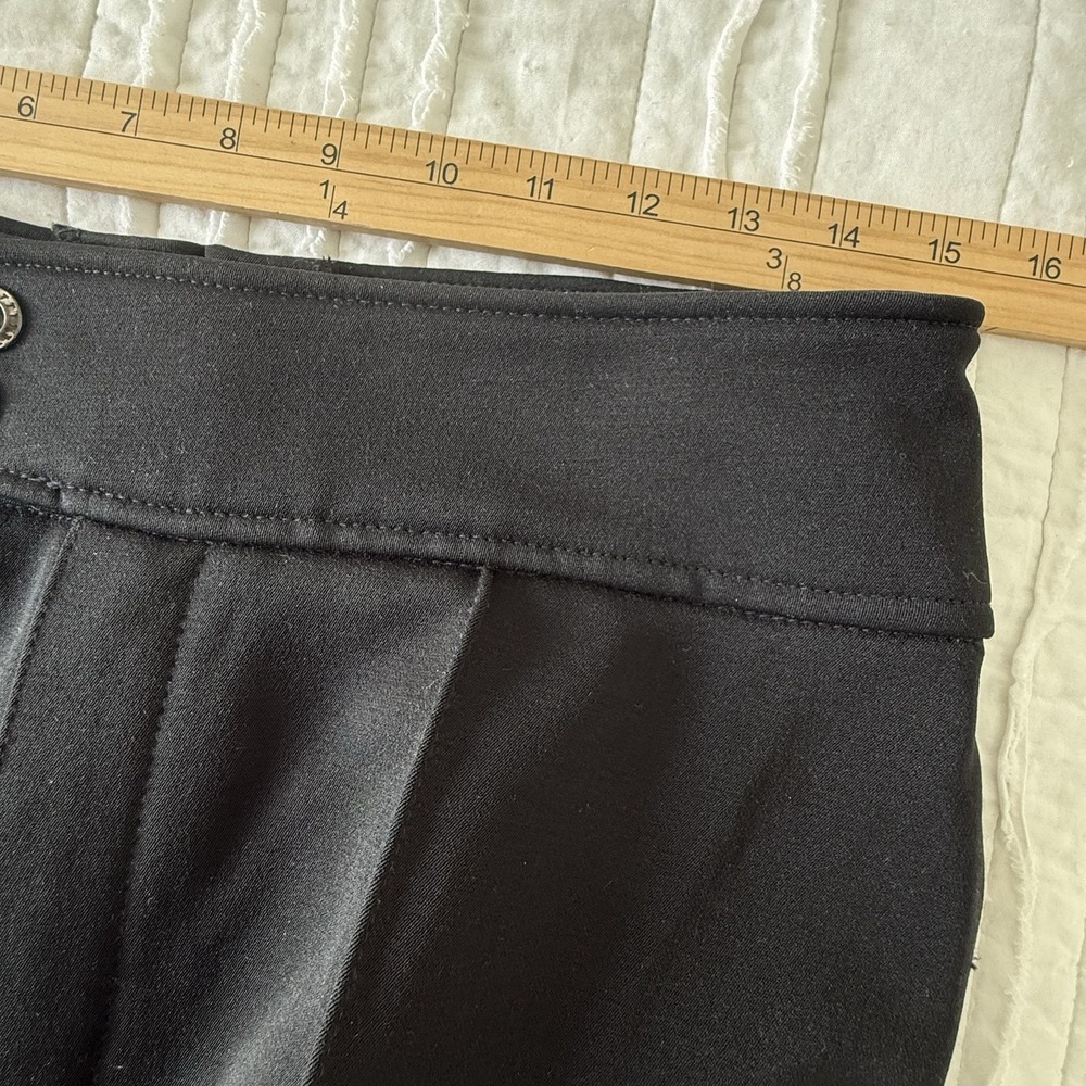 VTG Metropolis Snow Stirrup Pants Thick Ski Black Wool Blend Women 12 Lodge - Picture 5 of 9
